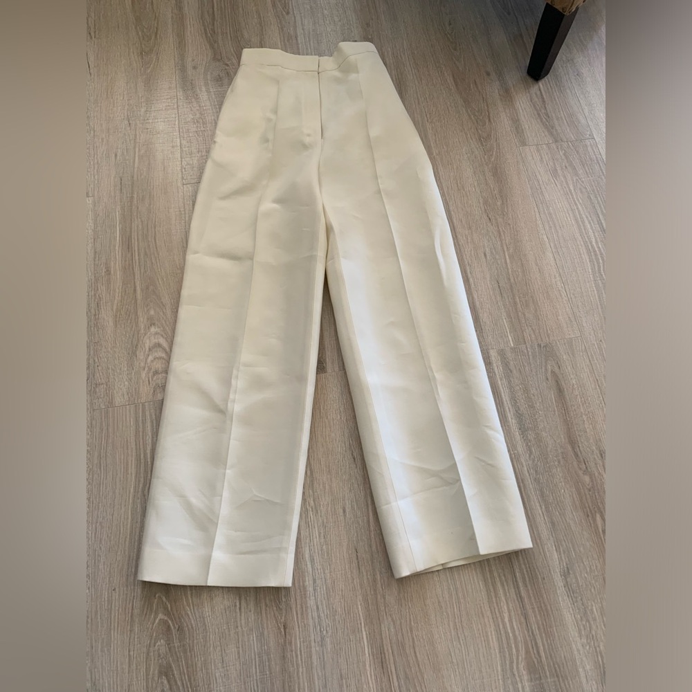 THE ROW Gordon Wool Wide-leg Pants Size 2 - Picture 4 of 13